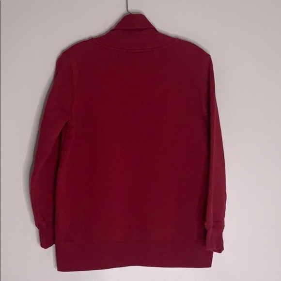 Hastings & Smith Shawl collar preppy pullover S/P cranberry sweater vintage - Picture 3 of 7